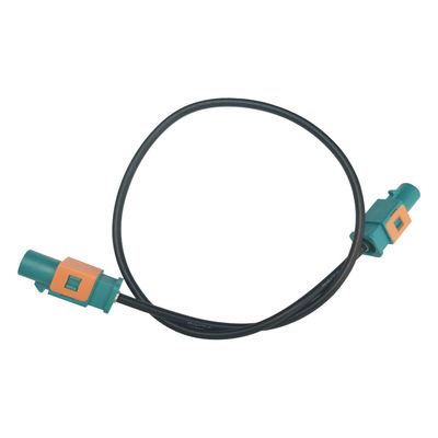 Z Type Straight FAKRA Extension Cable Male To Male Coaxial Connector