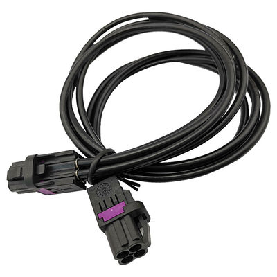 Automotive MINI FAKRA Coaxial Cable 4 Pin A Code Connectors For BMW