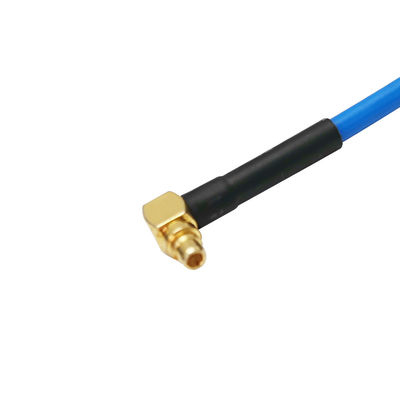 RF FAKRA Extension Cable SMA Female 4 Hole Flange To MMCX Male Right Angle