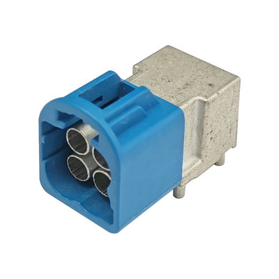 Blue 5005 Color Mini FAKRA Connectors C Code High Speed For PCB Mount