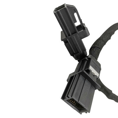 LVDS Connection Waterproof HDMI Cable Black Color 12 Pin for Automotive