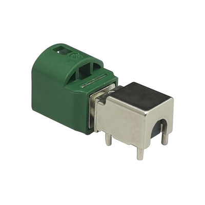 FAKRA HSD Connector Code-E Green Color Right Angle Type PCB Mount