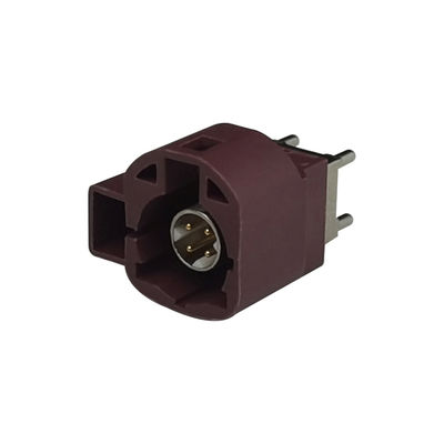 FAKRA HSD Connector For LVDS 4+2pin HSD Code D Plug PCB Mount Connector