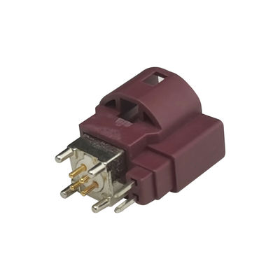 FAKRA HSD Connector For LVDS 4+2pin HSD Code D Plug PCB Mount Connector