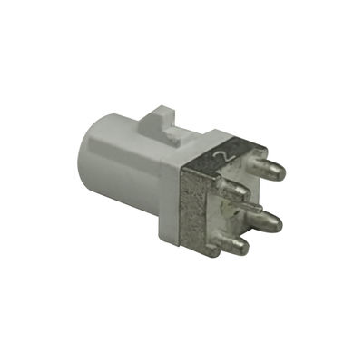 RF Fakra Connector PCB Mount B-Code White Color Straight Type Connector