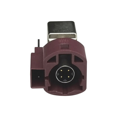 FAKRA HSD Connector Right Angle Vihicle LVDS Connectors For PCB Mounting Types