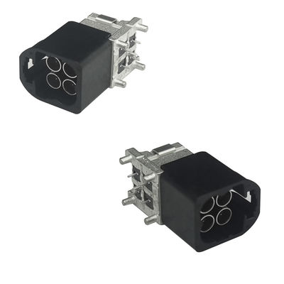 Automotive Quad Mini FAKRA Connectors Black Color For Car Surround View