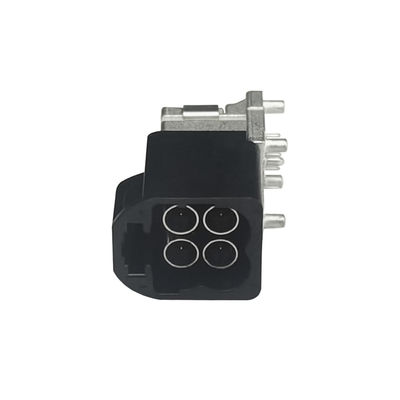 Automotive Quad Mini FAKRA Connectors Black Color For Car Surround View