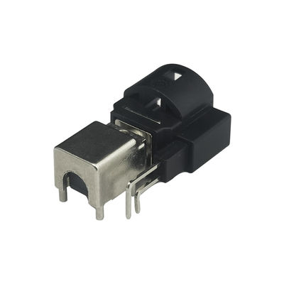 Black Color FAKRA HSD LVDS Connector A Code 4+2Pin For Vehicle GPS Signal