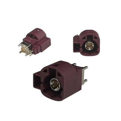 FAKRA HSD LVDS Connector for High Frequency IEEE 1394 Applications Range DC To 6 GHz
