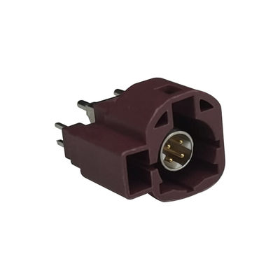 FAKRA HSD LVDS Connector for High Frequency IEEE 1394 Applications Range DC To 6 GHz