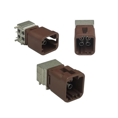 Quad Mini Fakra Connector 4Pin Automotive HFM Quad Connectors