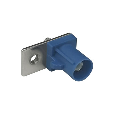 FAKRA PCB Connector Blue Color C Code Fakra Smb Connectors For Car Gps Antenna