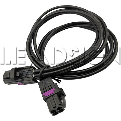FAKRA Coaxial Cable Mini Fakra A-Type HFM Connectors Automotive 4 Pin Cable