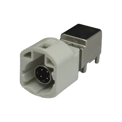 FAKRA HSD LVDS 4 PIN Connector B Code Right Angle Type For PCB Mount