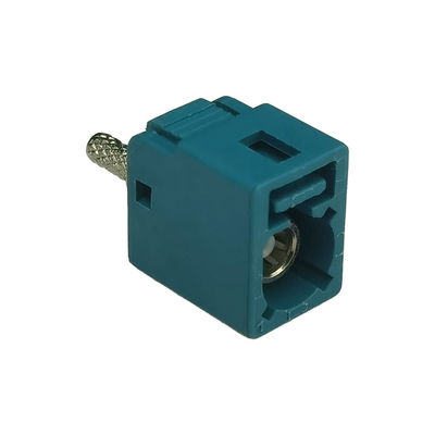 FAKRA Z Type Connector Straight Type Coaxial WaterBlue Connector