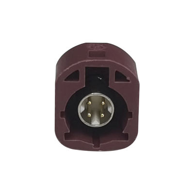 FAKRA HSD Connector D Coding Straight Vehicle Connector GPS Signal PCB Mount