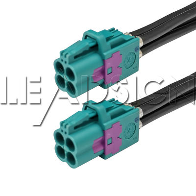 FAKRA Coaxial Cable High-Speed FAKRA Mini (HFM) 4 Ports Car Radio Connection