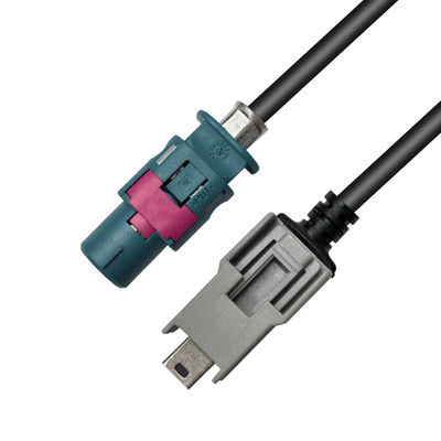 자동차 이더넷 연결을 위한 HSD (Z 코드) 에서 미니 B USB 케이블